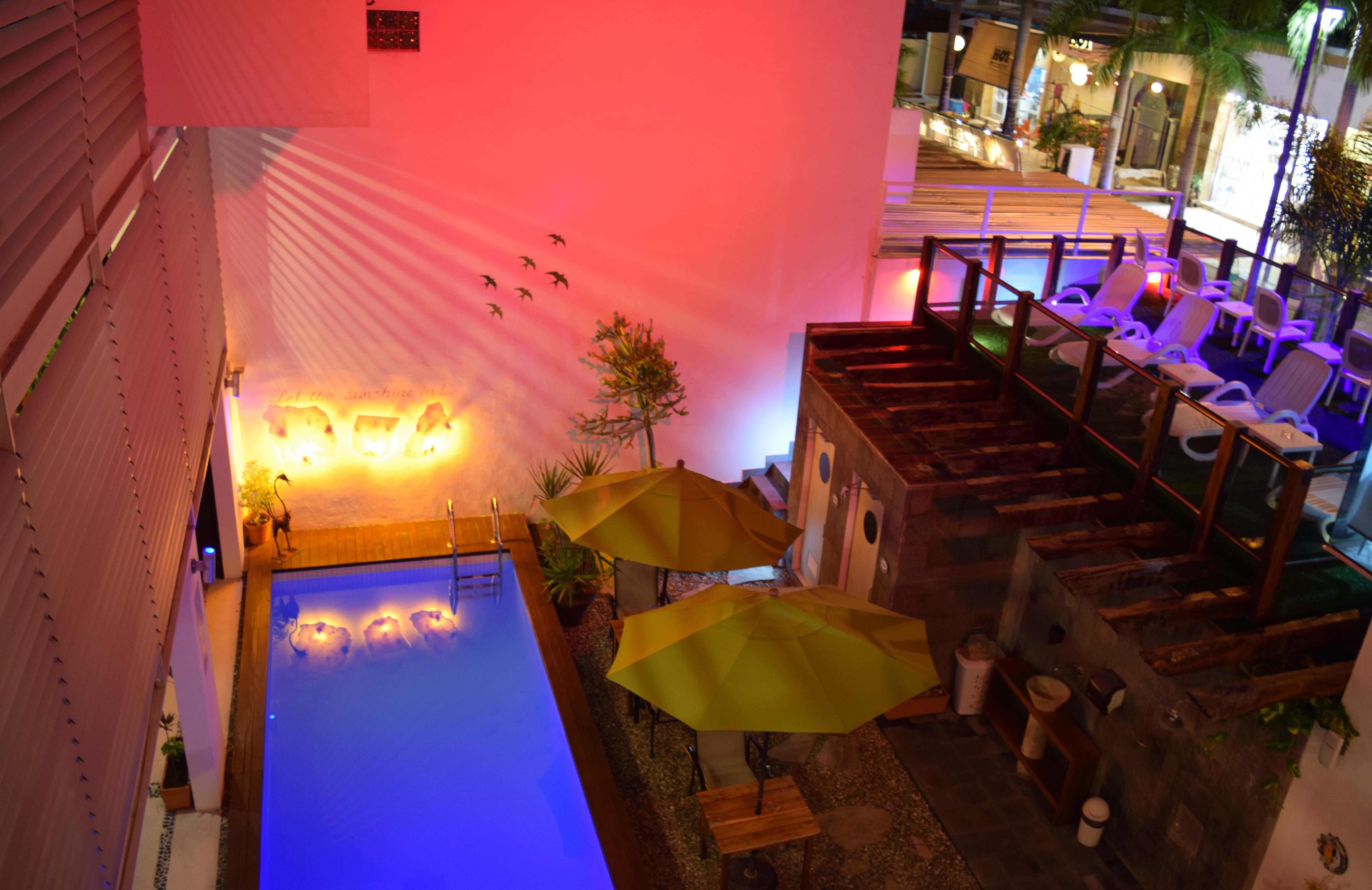 Casa Ticul Hotel Boutique - 5Th Ave (Adults Only) Плая дел Кармен Екстериор снимка The pool at the hotel