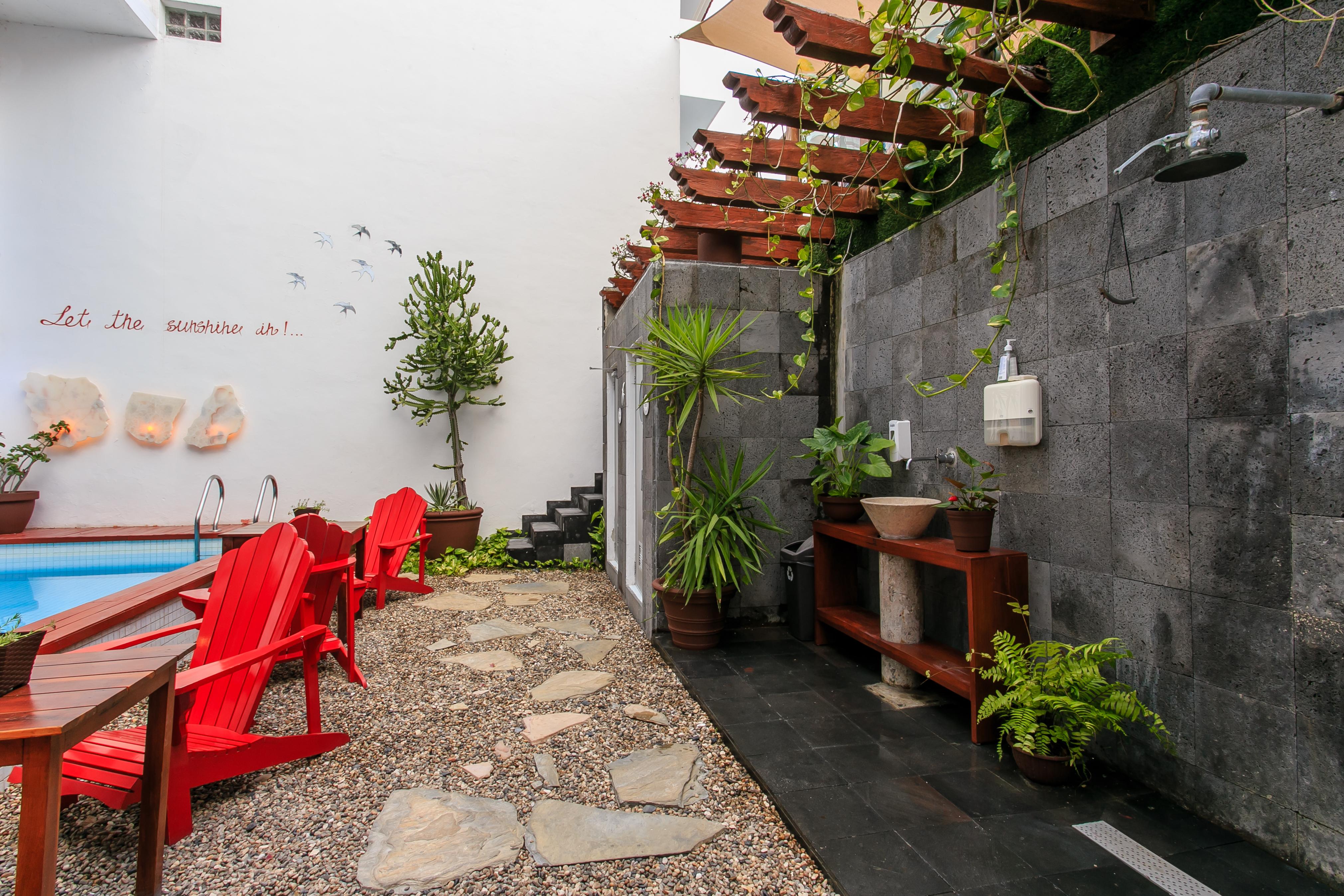 Casa Ticul Hotel Boutique - 5Th Ave (Adults Only) Плая дел Кармен Екстериор снимка Outdoor shower